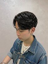 アッシュ 八王子みなみ野店(Ash)&nbsp;センターパート×フェザーパーマ　八王子みなみ野