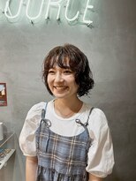 ソース(source)&nbsp;///source///ニュアンスボブパーマ