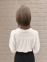 ヘアーメイクガーデン(hair&make garden)&nbsp;レイヤーボブ×ミルクティー×ミルクティーグレージュ