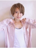 フェミニンショートボブ