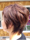 ランダムな動きMAXのかろやかショートヘアー