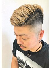 ON・OFF可能☆震災刈り！流行りのBARBER刈りスタイル☆