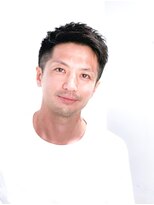 ビジネスくせ毛風パーマソフトツーブロック#m 6151