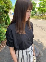 ブルー(BLUE)&nbsp;#BLUE 毛先ぱつっとブラントロング