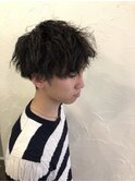 【amule hair】緩めツイストスパイラルマッシュ/マッシュパーマ