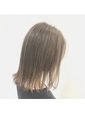 極細ハイライト　ストレートでも立体感