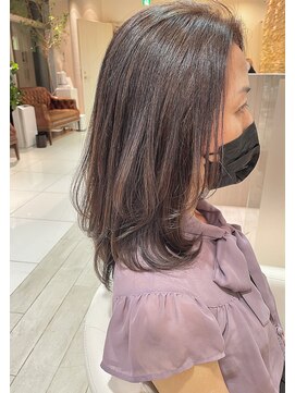 エアー 銀座(air) ★岡田有加★30代40代/ハイライトでつくる立体感カラー