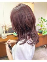 インビテーション 名古屋(invitation)&nbsp;◎ミディアムレイヤー/イルミナカラーコーラルピンク♪