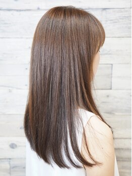 ビューティライブラリヘアラボサロン(BEAUTY LIBRARY Hair Lab Salon)の写真/【髪質改善専門店】コテやアイロンでのアレンジも◎次世代の髪質改善縮毛矯正で柔らかく自然な仕上がりに。