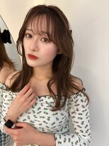顔まわりレイヤー_くびれレイヤーシースルーバング韓国