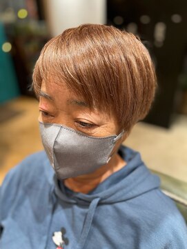 マーブルヘアー(Marble hair) マッシュボブハニーブラウン