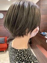 ジャム(Jam) 小顔ショート×カーキグレージュカラー★中村大輔