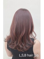 エルエスビー(LSB hair lab) 【LSB】color ピンクグレージュ×ヨシンモリ風