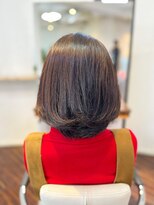アトリエアルシュ(atelier ARCHE) エイジング毛に天然ヘナで髪質改善 大人ボブ ツヤボブ