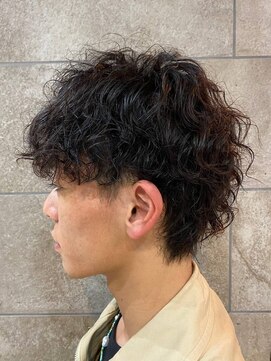 ディスコネクト(DISCO-N-NECT) メンズパーマ　ツイストスパイラル　ツーブロック