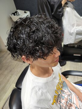ルシードスタイル ボーグル(LUCIDO STYLE BOGL) ツーブロック×スパイラルパーマ