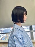 ぱつっとボブ