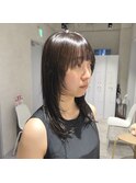 【透明感ベージュ×顔周りレイヤー】トウマ