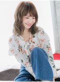 関内/髪質改善/オンブレ☆くせ毛風ウェーブミディアムk
