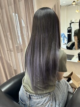 ルクス(Lux) 浜松東区天王hairLux【ホワイトパープルインナーカラー】
