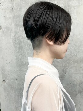 モリオ(morio) ＊/刈り上げ女子大人ショートクールショート前髪なし30代40代2