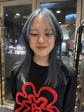 ボコカ(bococa) 【Vicky指名】水色　アッシュカラー　ハイトーン