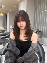 リリー(Lilley)&nbsp;ブラウンレッド × レイヤーカット