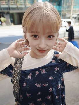 ピークアブー 原宿ハラカド(PEEK-A-BOO) ナチュラルブロンドショートヘア