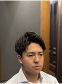 ナチュラルパーマショートスタイル