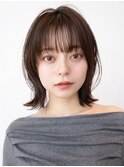 20代30代/大人可愛い/小顔ひし形/ウルフ/ミディアムレイヤー