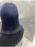 □ボブｘブルー□【池袋東口/学割U24/髪質改善】