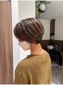 白髪ぼかしハイライト