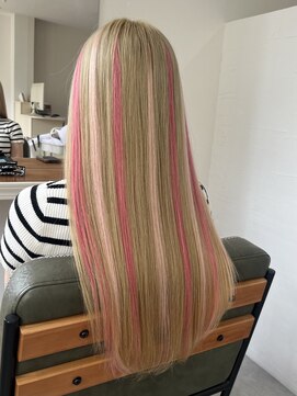 ハイエクステンション 京都駅前店(Hi-Extension) ピンクハイライト ★ mao_236