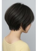 #前下がりショートボブ