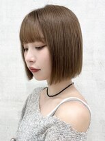 キアラ(Kchiara)&nbsp;kchiara20代30代40代ぱつっとボブ切りっぱなしボブ