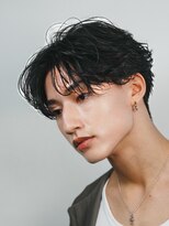 フィフス 原宿(fifth)&nbsp;センターパートニュアンスパーマ韓国シャドウフェザーパーマ30代