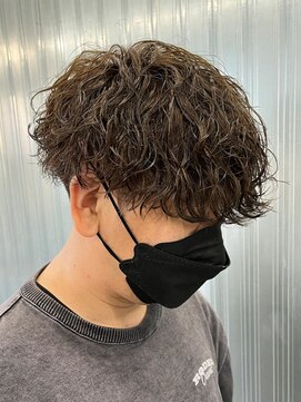 エルマーク 四条烏丸(L-MARK) マッシュヘア/波巻きパーマ/men's/スパイラルパーマ