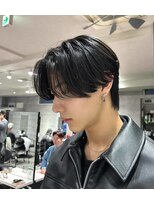 アンダーバーホワイト(_WHITE)&nbsp;サンウォン　センターパート