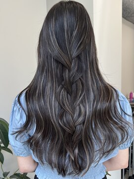 リリット(ReLit) ヨシンモリハイライト髪質改善オリーブグレーココアベージュ黒髪