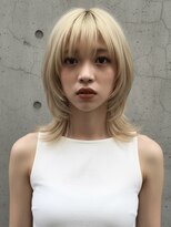エイチ ウルフカット 大阪梅田(811)&nbsp;フェイスフレーミングルーツカラーネオウルフ天使の羽バングボブ