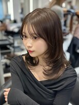 ユーフォリア 池袋東口駅前店(Euphoria)&nbsp;小顔効果◎韓国風オルチャンミディ×シースルーワイドバング