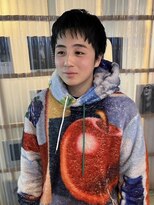 PARKiiiNG 心斎橋　ブリーチ/ダブルカラー/パーマ/メンズ【パーキング】&nbsp;リバースセンターパート