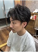 フェザーパーマ／ニュアンスパーマ／韓国マッシュ／我孫子/men's