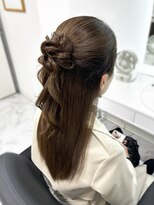 ヘアーメイクサロンアール(hair make salon R)&nbsp;ハーフアップ