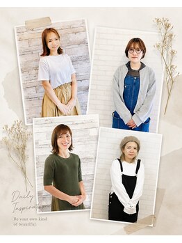 レア シナモ(rea cinnamo)の写真/女性スタッフが多く女性目線での提案！共感できる髪の悩み、一緒に解決しませんか♪