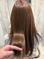 エヌアンドエー せんげん台店(N&A)&nbsp;明るめブラウンベージュ×艶ストレートロング