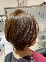 アース 常盤平店(HAIR & MAKE EARTH)&nbsp;立体感ボリュームショート×艶ブラウン