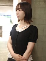 ウィム(wim)&nbsp;《外ハネボブ》縮毛矯正/髪質改善/ブラウンカラー/ボブカット