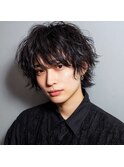 夏おすすめ☆清潔感センターパートウルフ爽やか