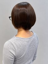 オレンジペコ(orange peco)&nbsp;大人ショート 白髪染め ショートボブ 髪質改善カラー